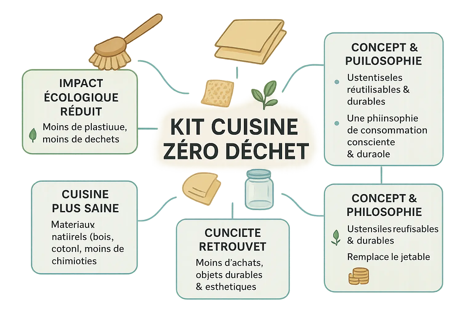 Kit cuisine zéro déchet